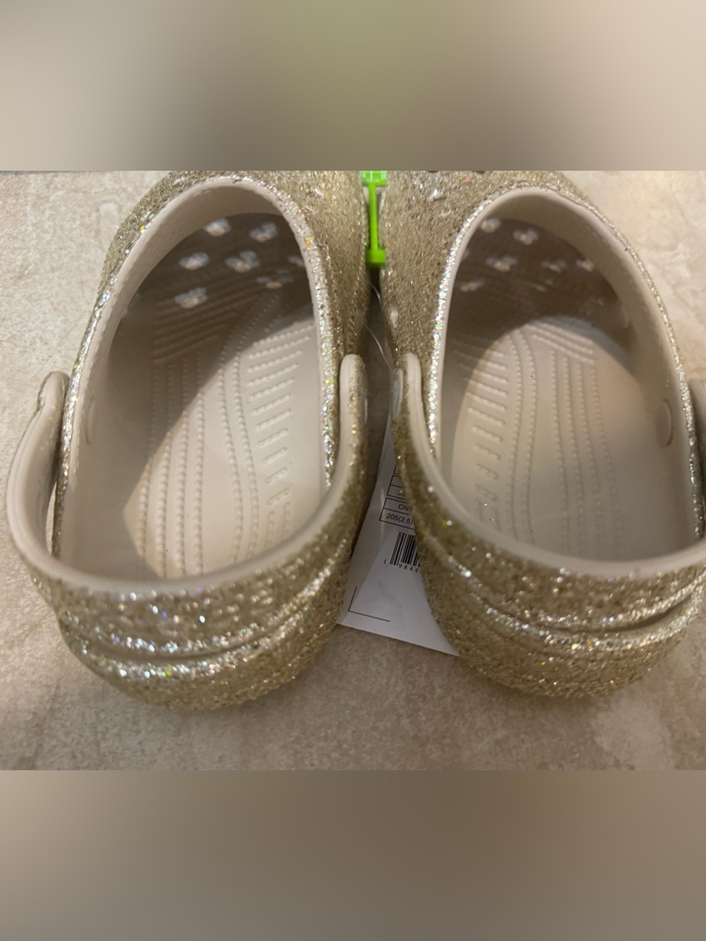 CROCS Kids' Classic Chunky Glitter Clog - Picture 6 of 10